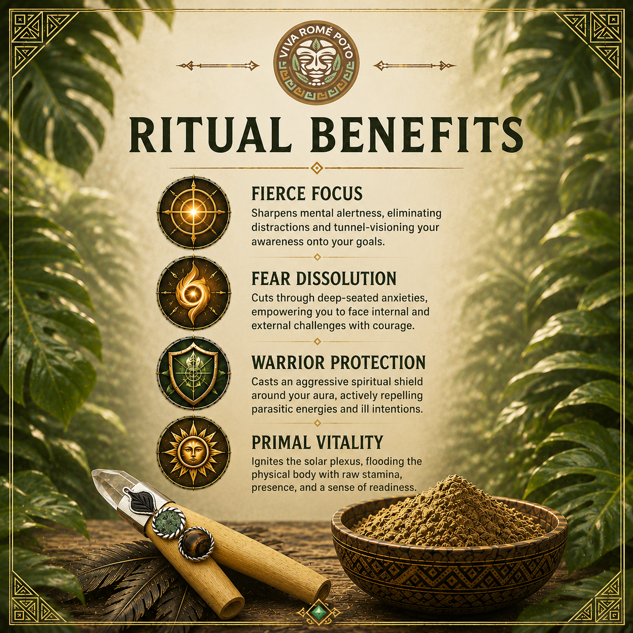 Jaguar Rapé Ritual Benefits