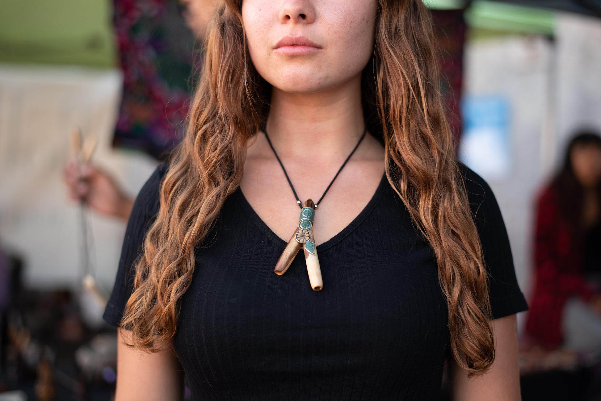 Palo Santo Kuirpe Necklace from Peru