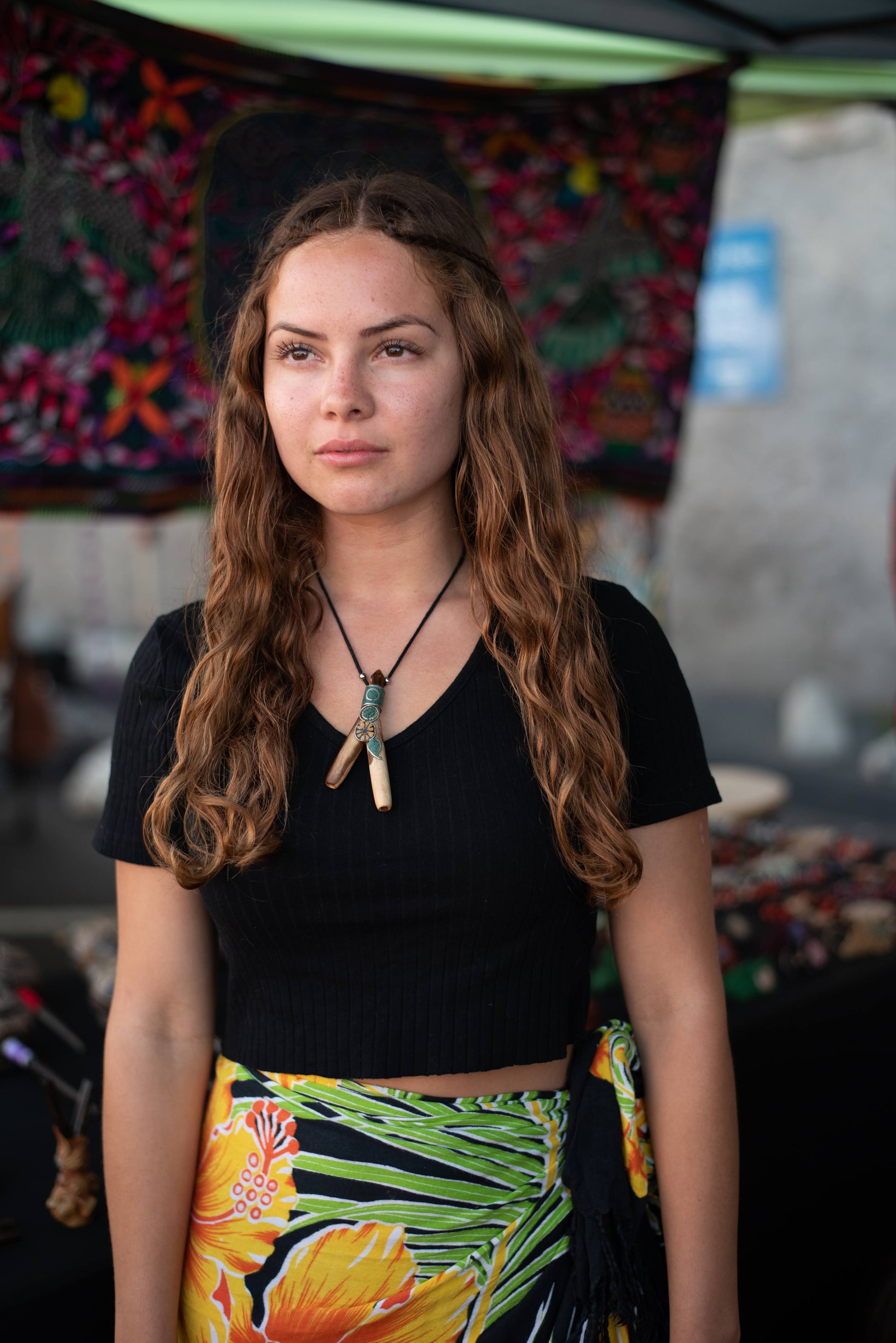 Palo Santo Kuirpe Necklace from Peru
