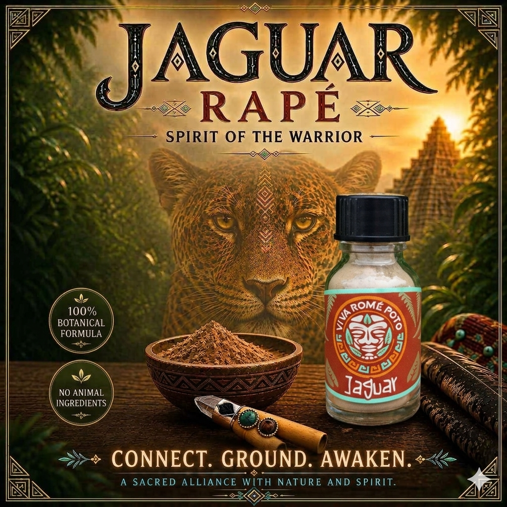 Spirit of the Warrior: Jaguar Rapé | Empowering Blend for Strength and Fierce Focus