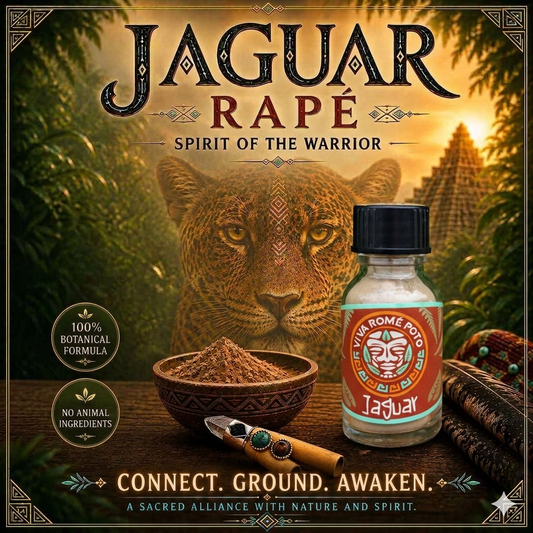 Spirit of the Warrior: Jaguar Rapé | Empowering Blend for Strength and Fierce Focus