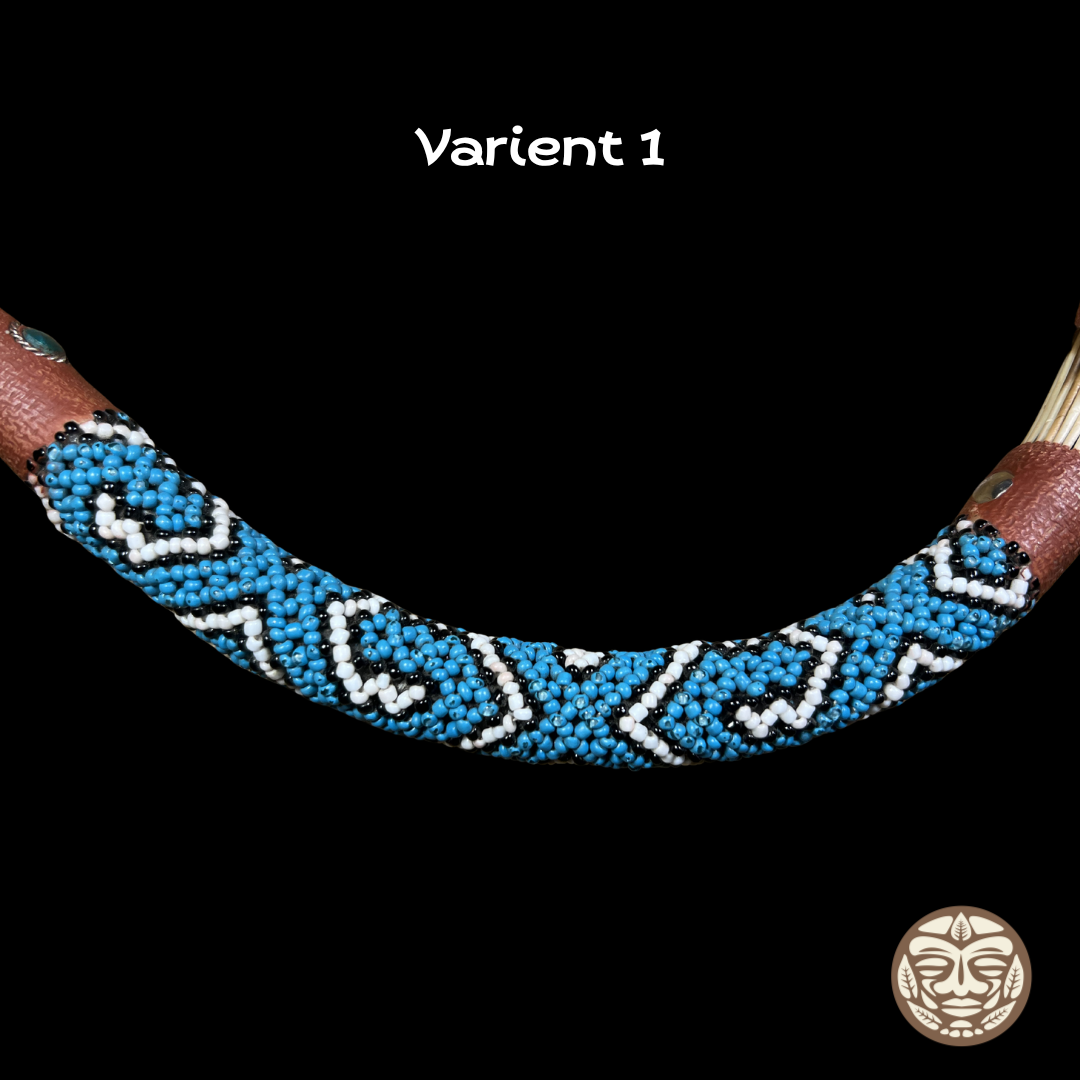 Palo Sangre Bone Beaded Tepi