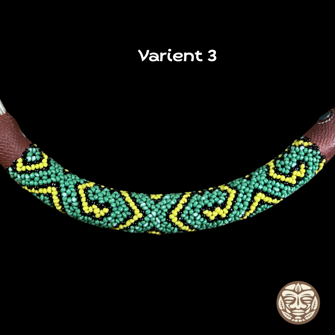 Palo Sangre Bone Beaded Tepi