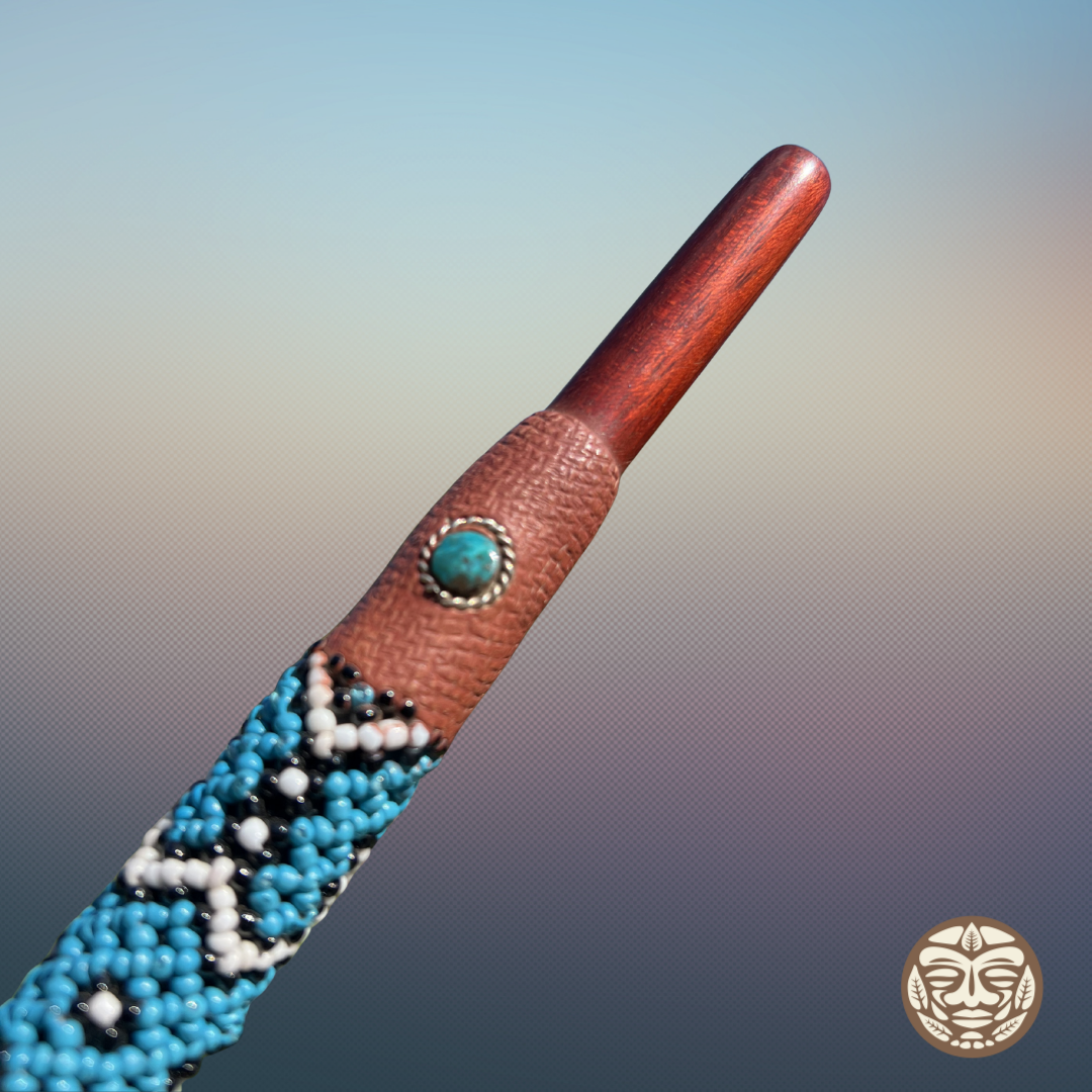 Palo Sangre Bone Beaded Tepi