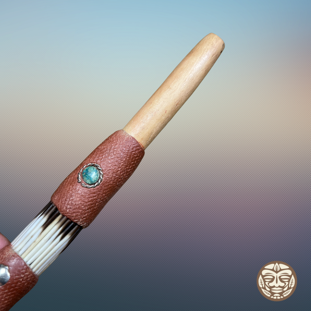 Palo Sangre Bone Beaded Tepi