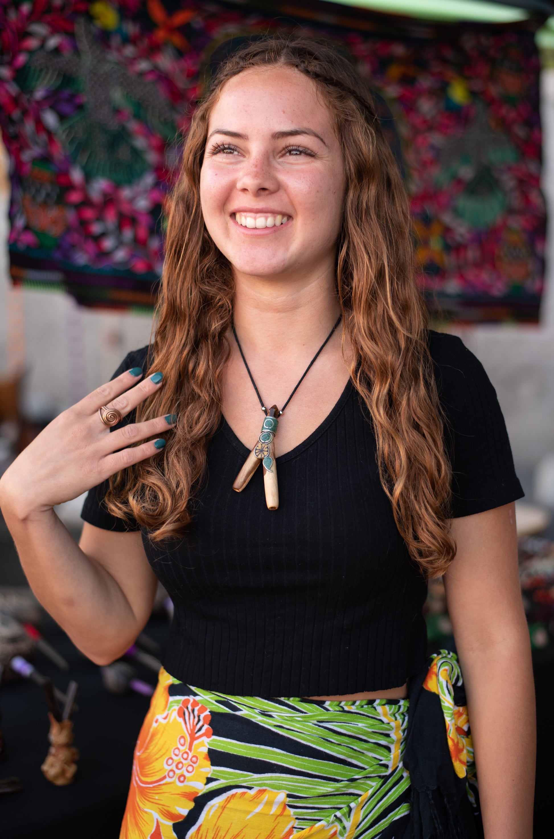 Palo Santo Kuirpe Necklace from Peru