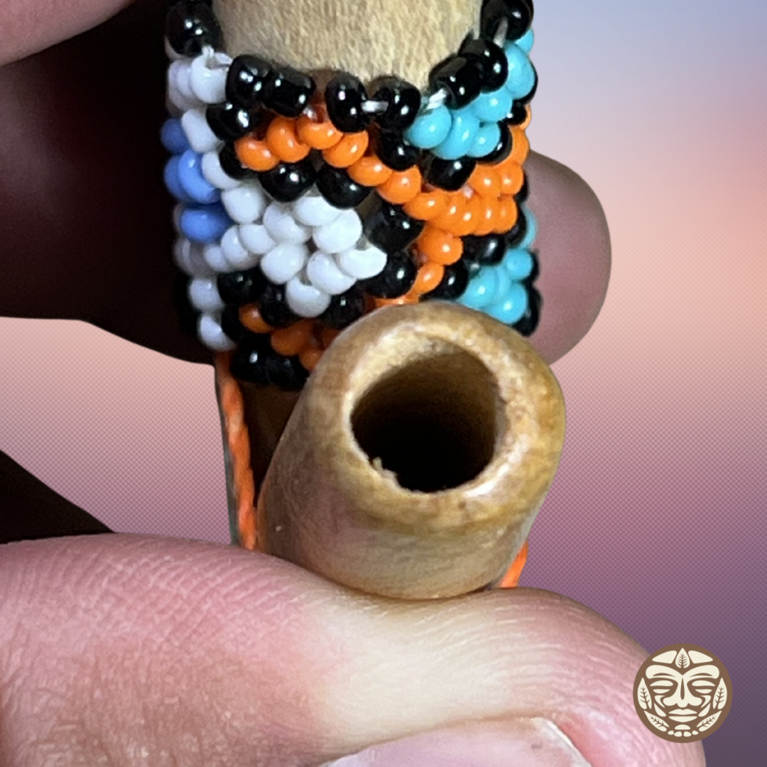 Palo Santo Beaded Bird Kuripe 