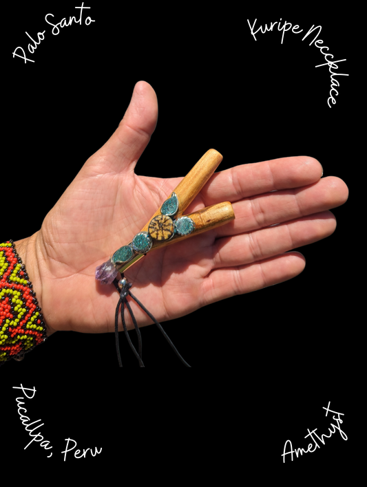 Palo Santo Kuirpe Necklace from Peru