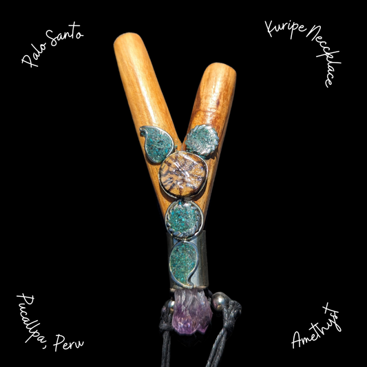 Palo Santo Kuripe Necklace