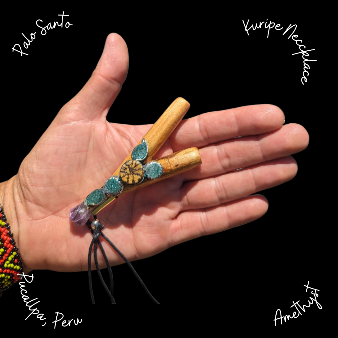 Palo Santo Kuripe Necklace