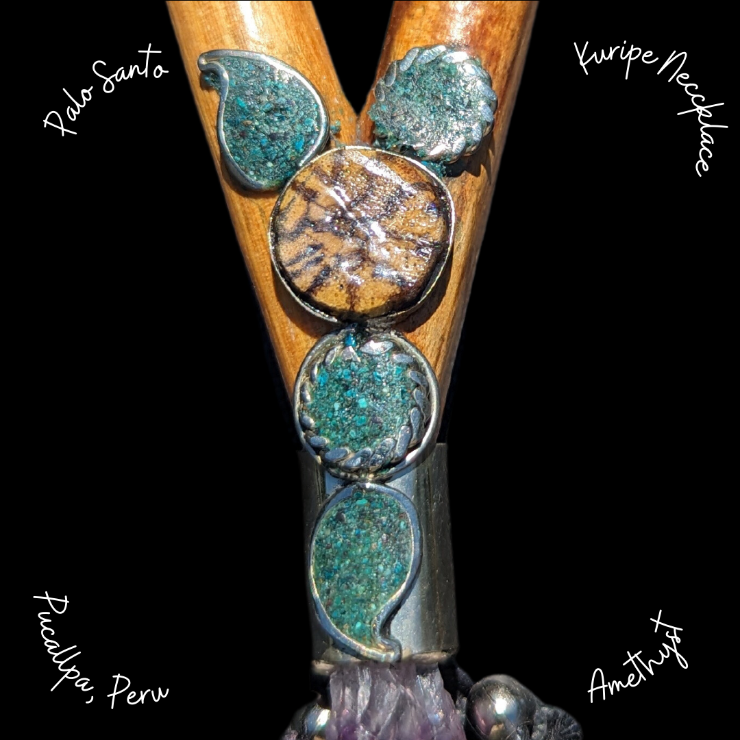 Palo Santo Kuripe Necklace