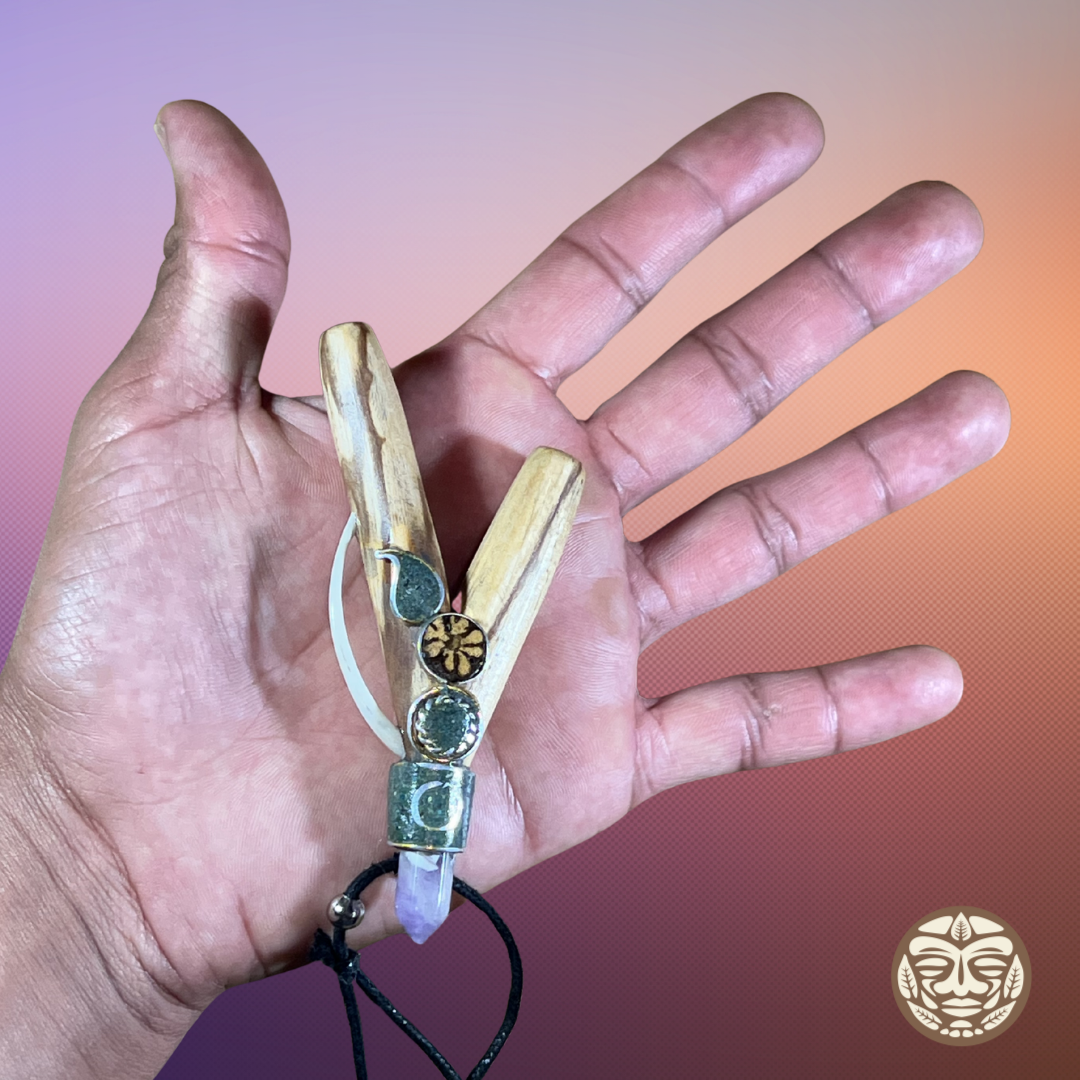 Palo Santo Kuripe Necklace