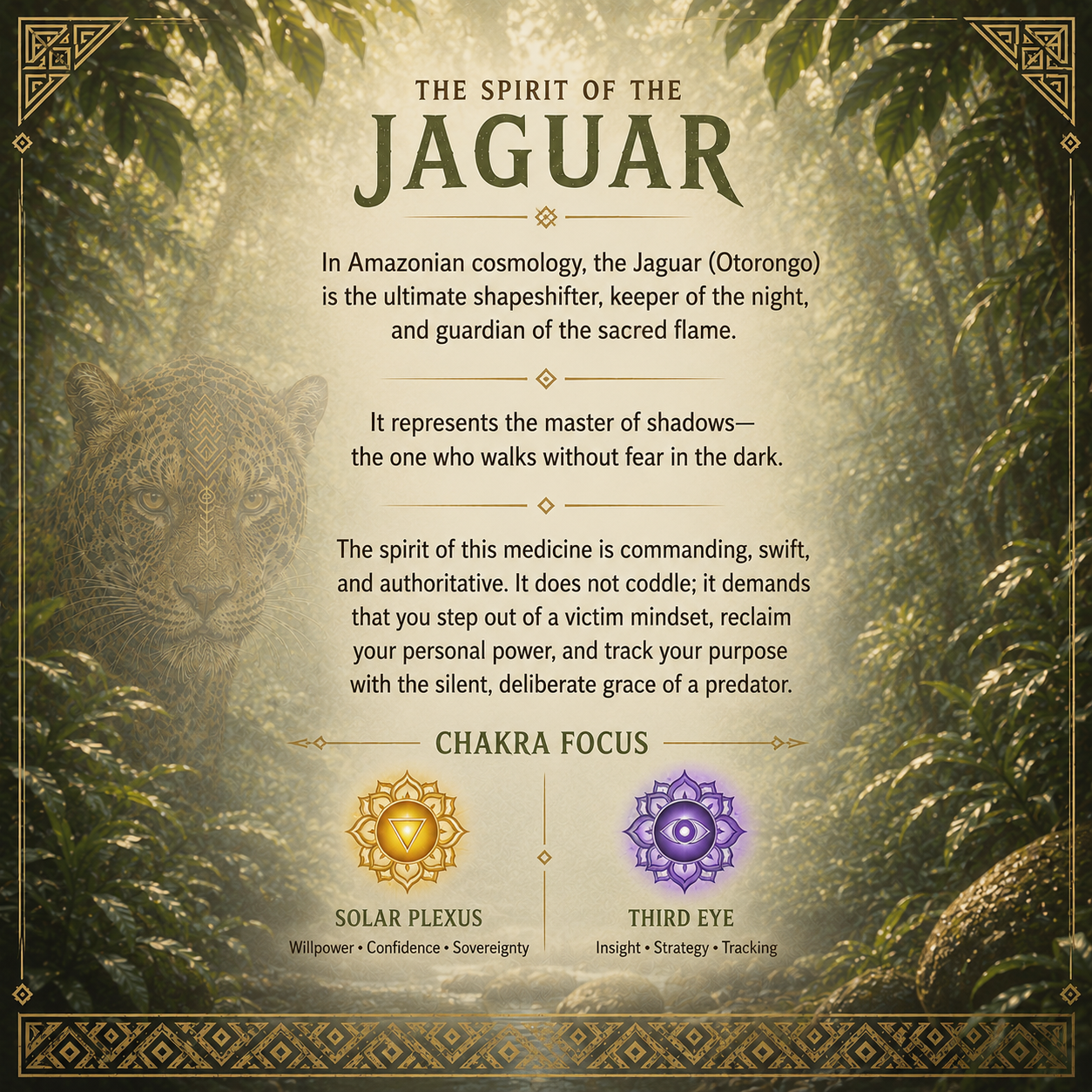 The Spirit of the Jaguar Rapé